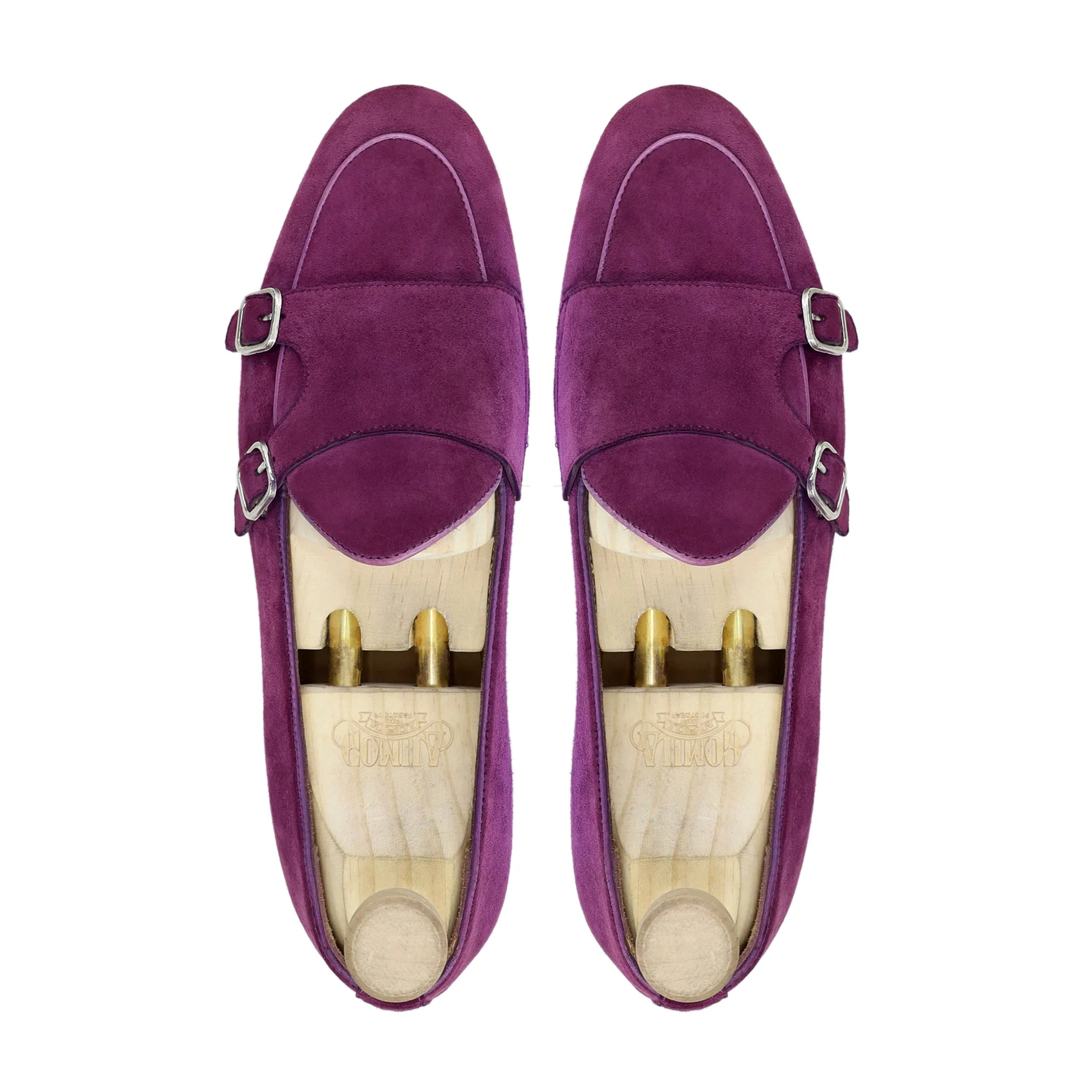 Sundsvall - Men's Boysenberry Kid Suede Loafer - Image 3