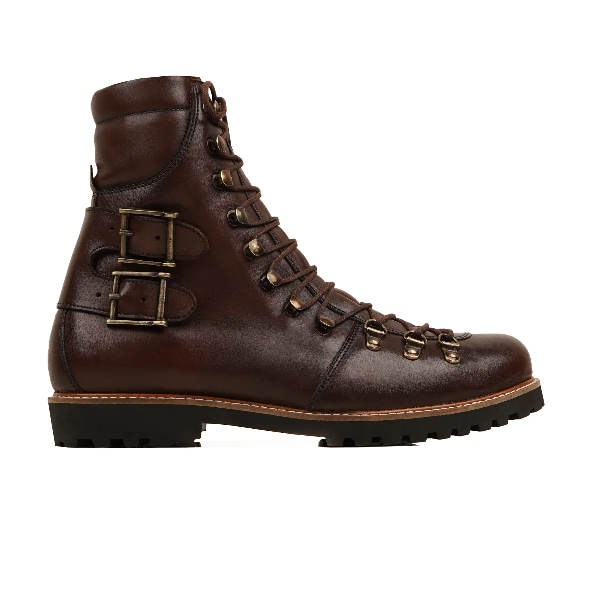 Taki - Men's Dark Brown Calf Leather Boot - Image 2