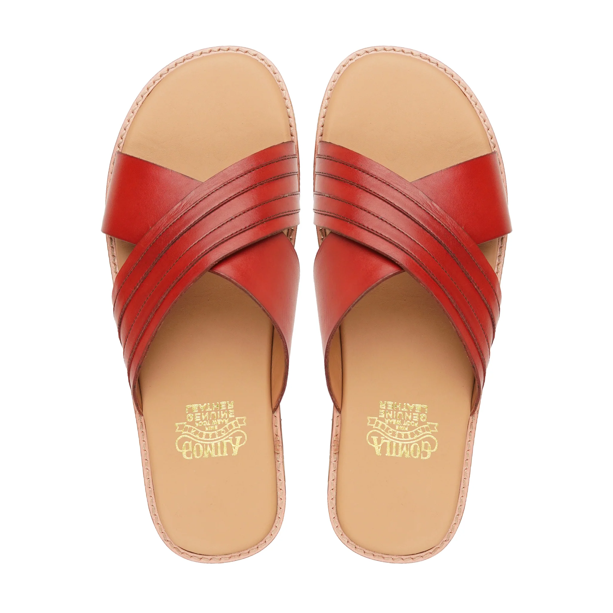 Tomo - Men's Oxblood Calf Leather Slipper - Image 3