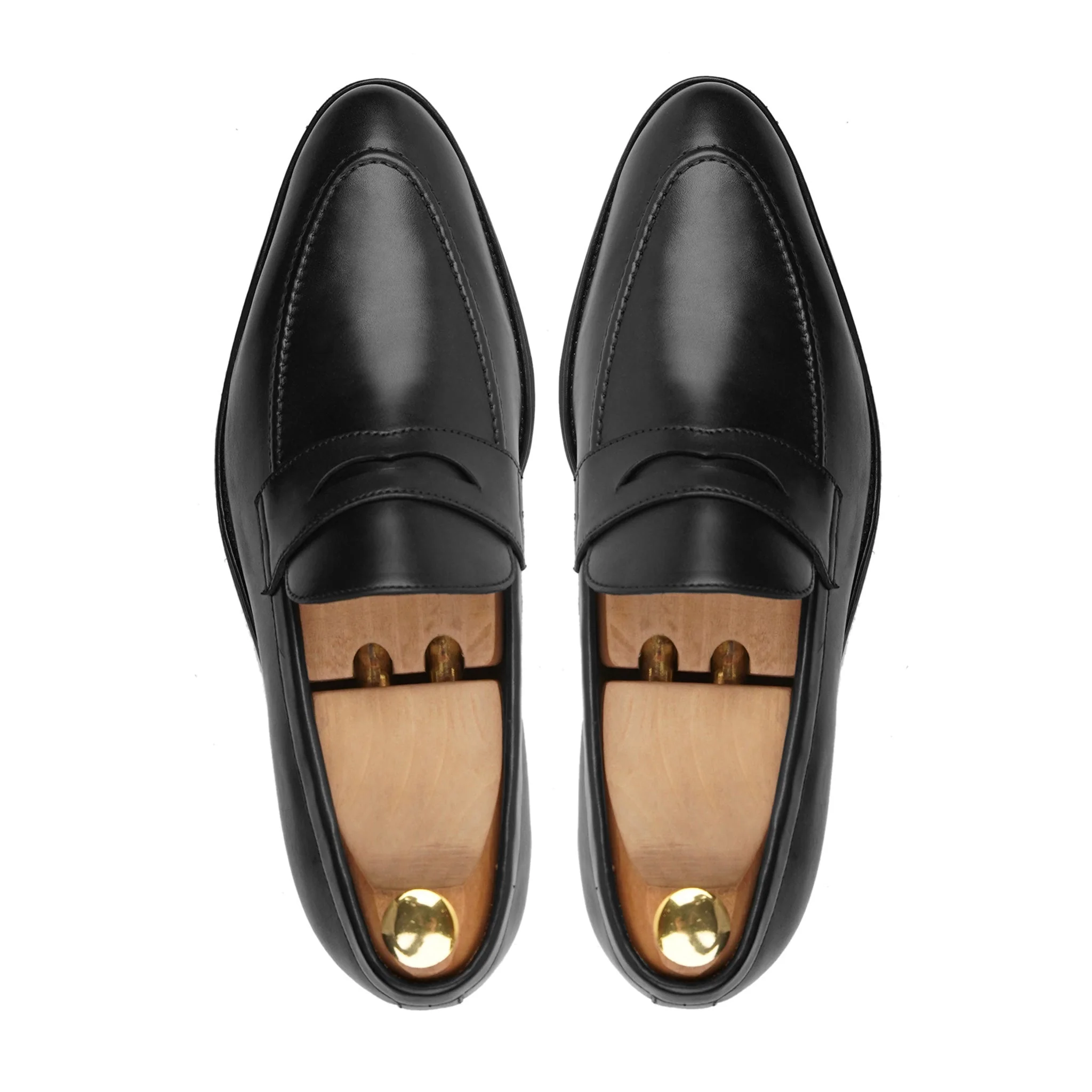 Toshiko - Men's Black Calf Leather Loafer - Image 3