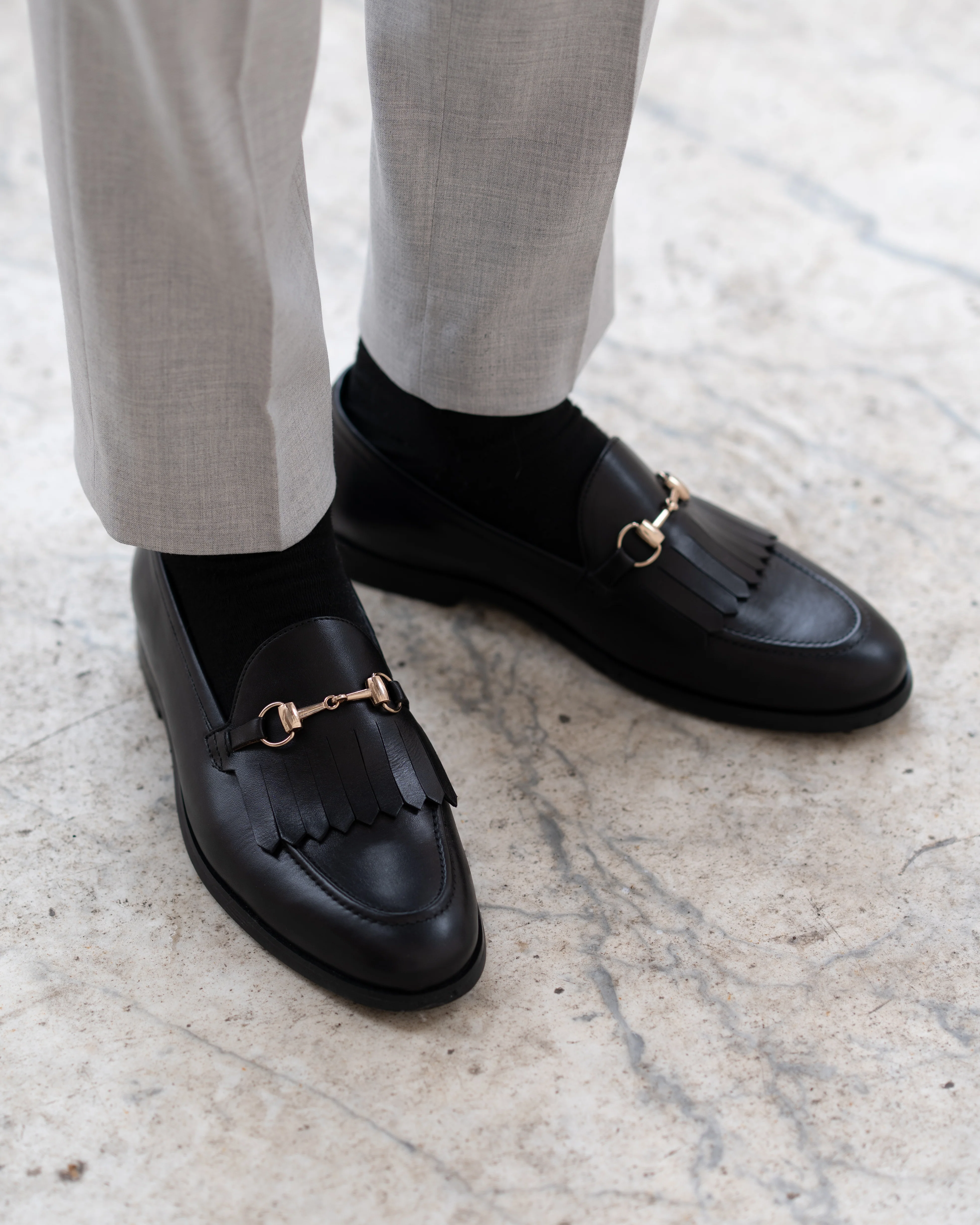 Thisted - Men's Black Calf Leather Loafer - Image 5
