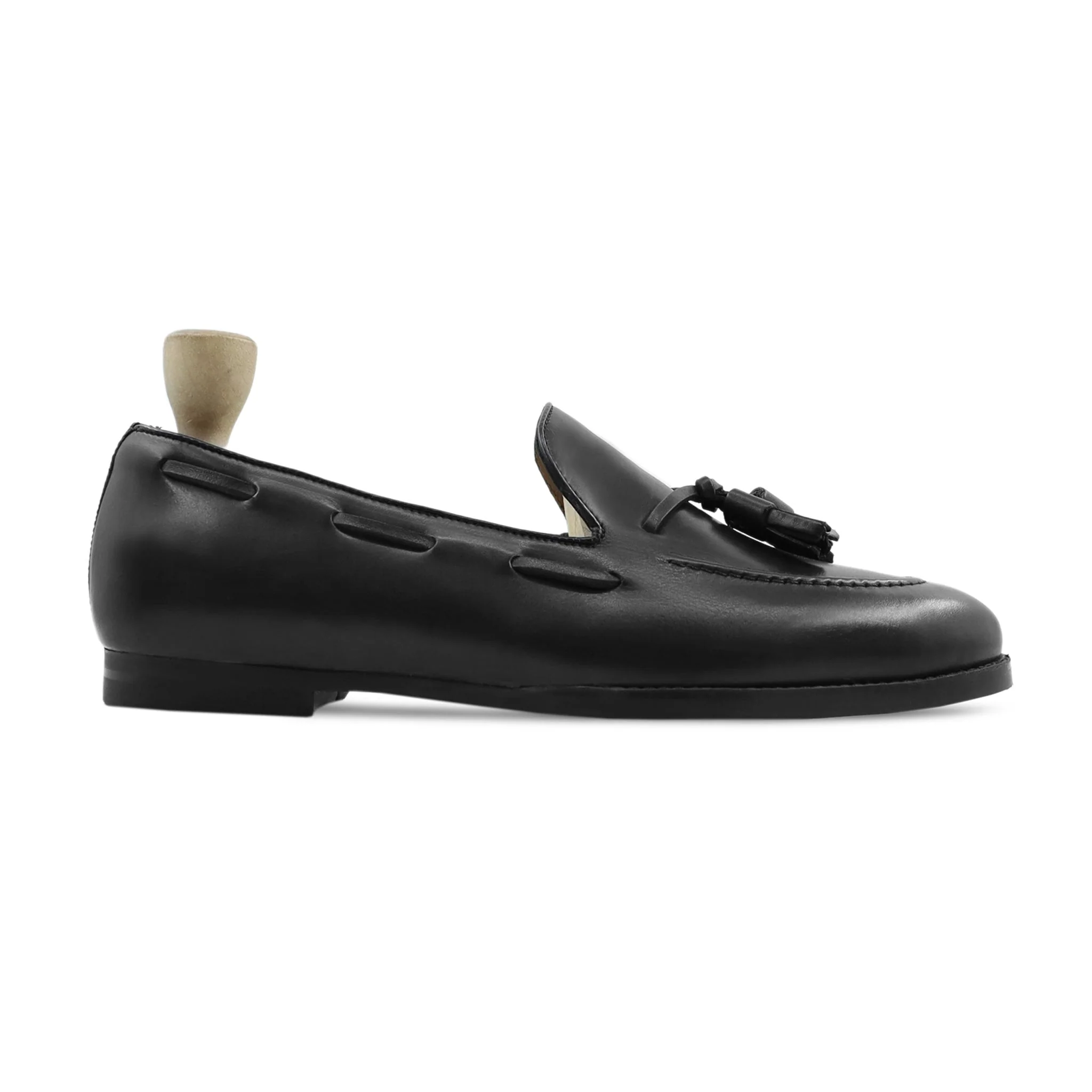 Vantaa - Men's Black Calf Leather Loafer - Image 2