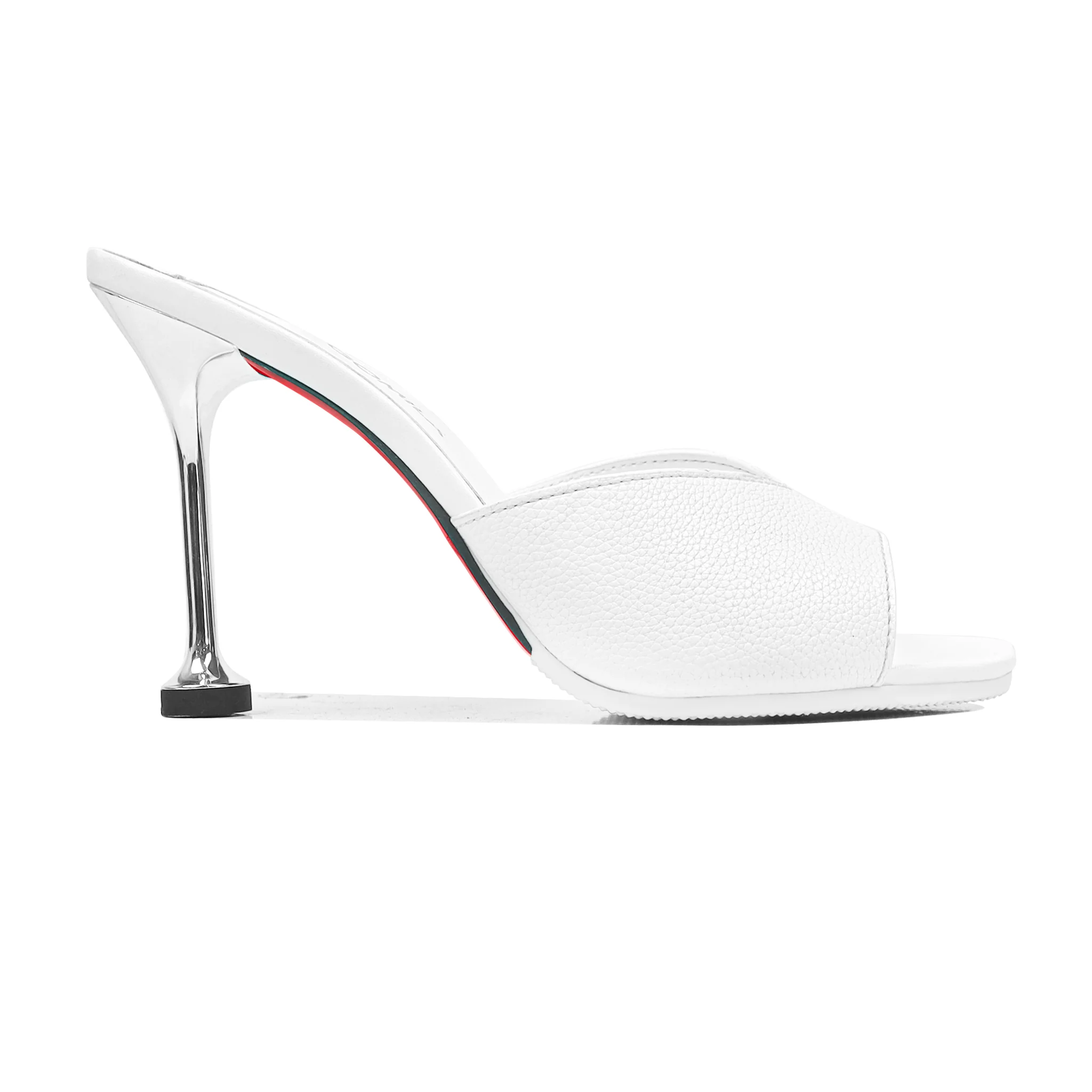 Vela - Women's White Heels - Image 2