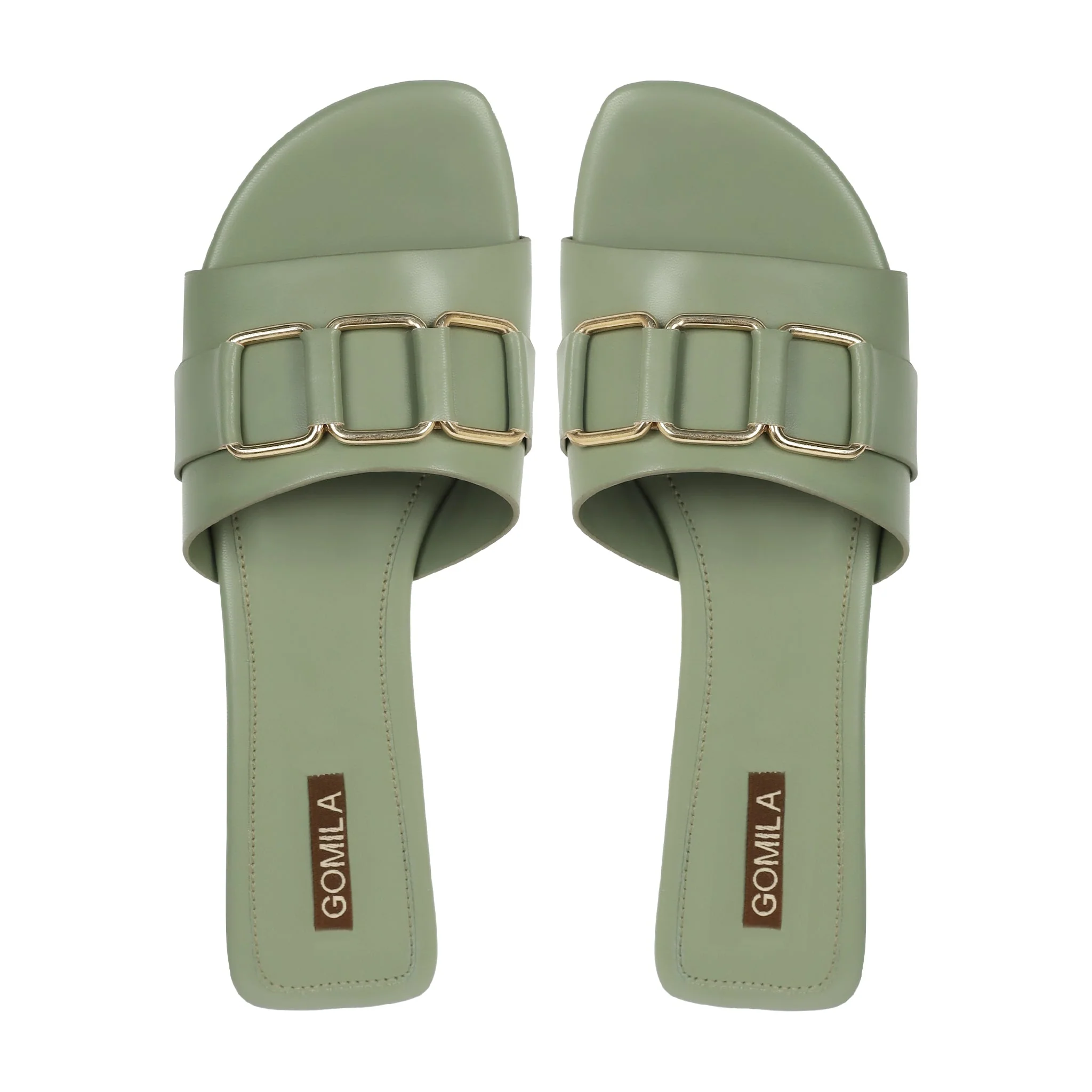 Vionna - Women's Light Green Slipper - Image 3