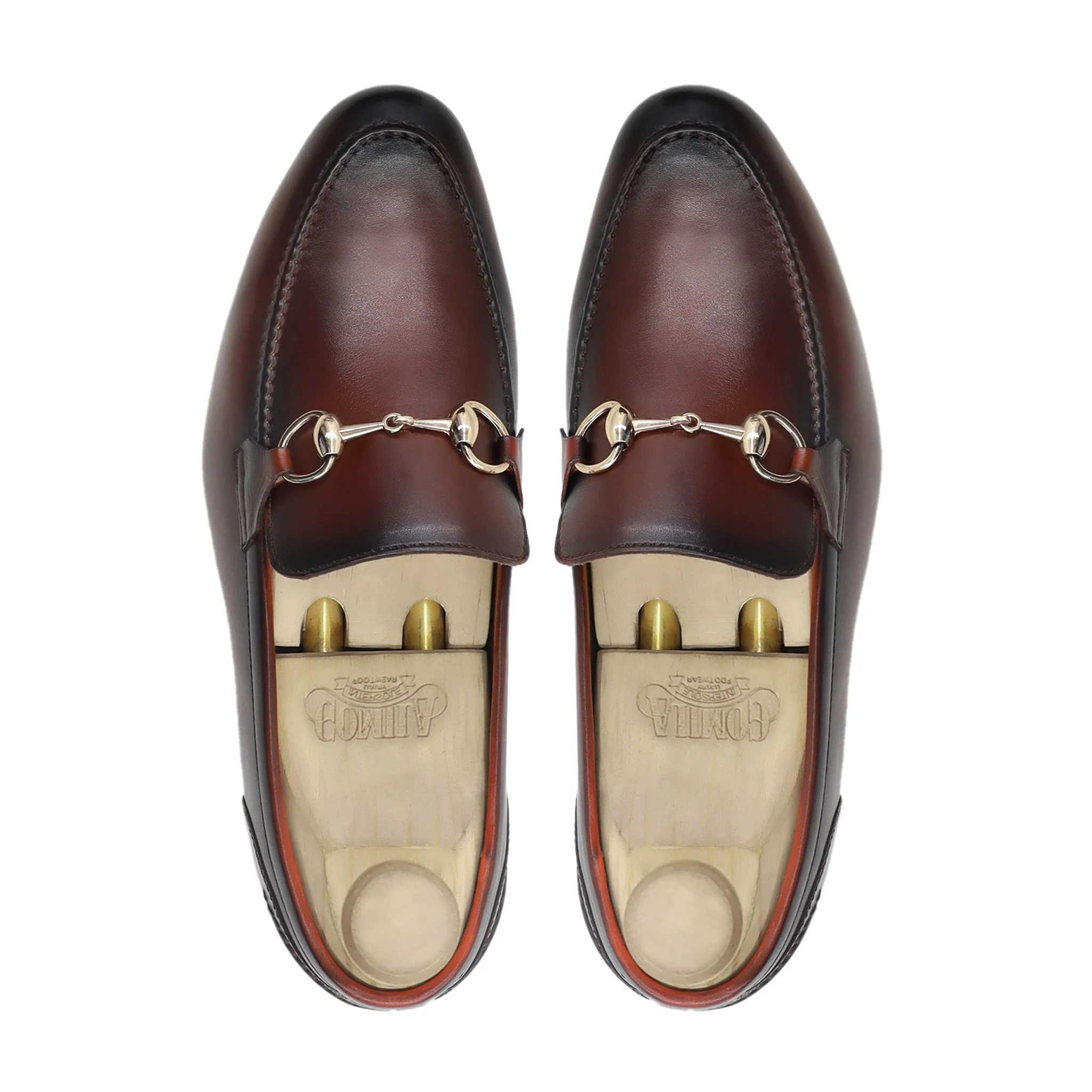 Votkinsk - Men's Burnished Oxblood Calf Leather Loafer - Image 3