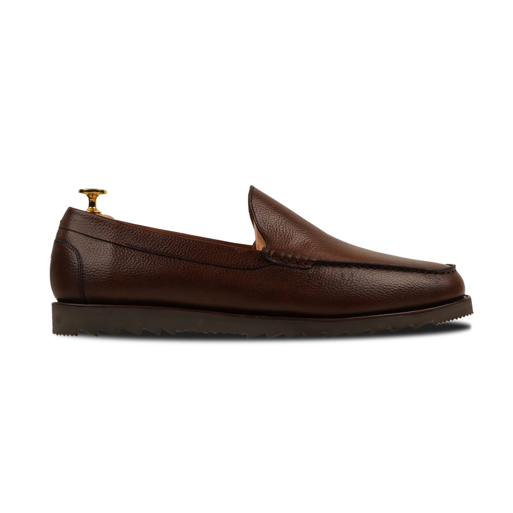 Wanderlust - Men's Oxblood Pebble Grain Leather Loafer - Image 2