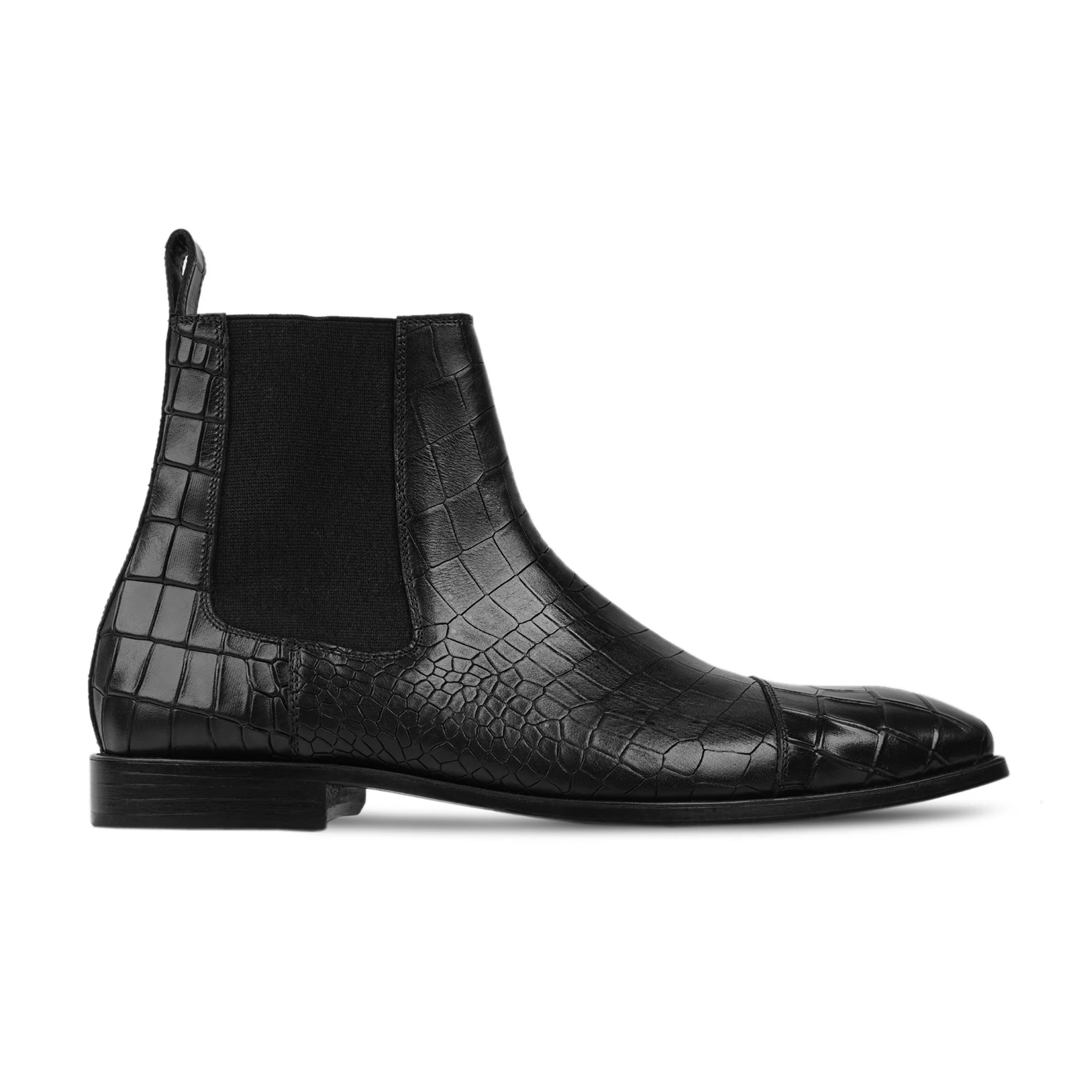 Wiltz - Black Calf Leather Chelsea Boot - Image 2