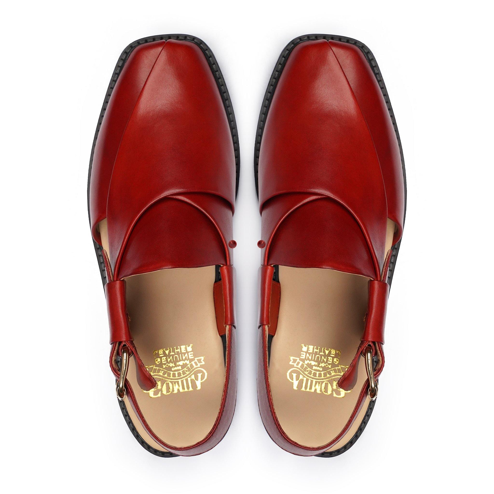 Alija - Men's Oxblood Calf Leather Sandal - Image 3