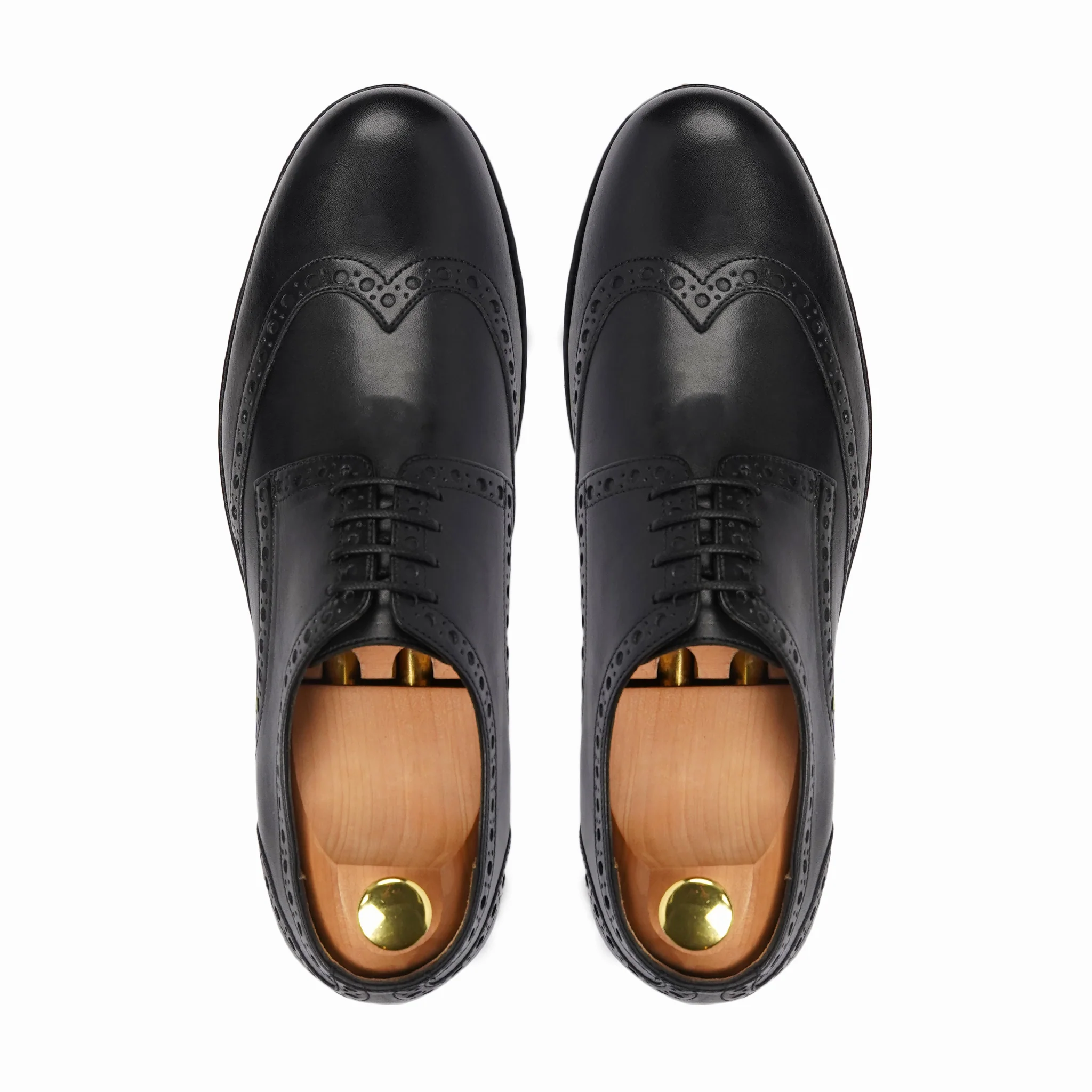 Yoite - Me's Black Calf Leather Derby Shoe - Image 3