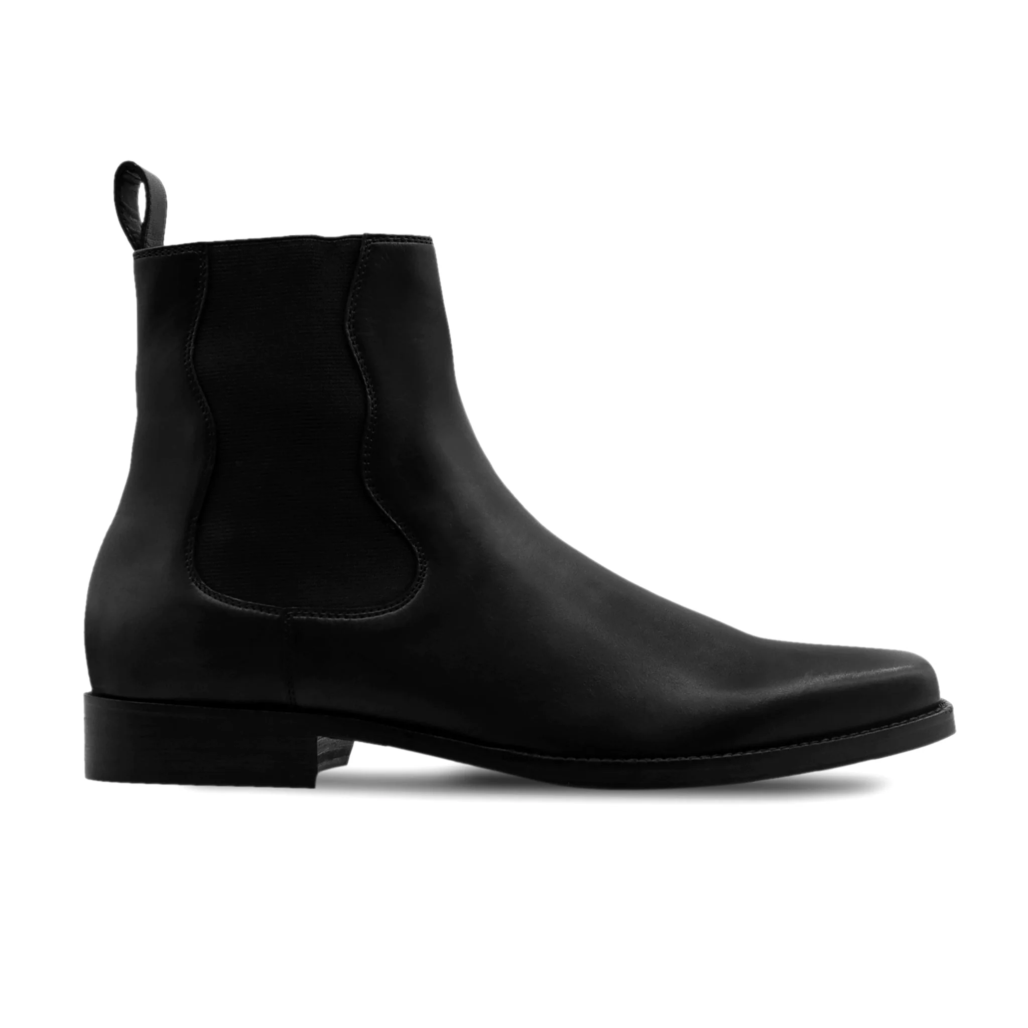 Yonke - Men's Black Calf Leather Chelsea Boot - Image 2