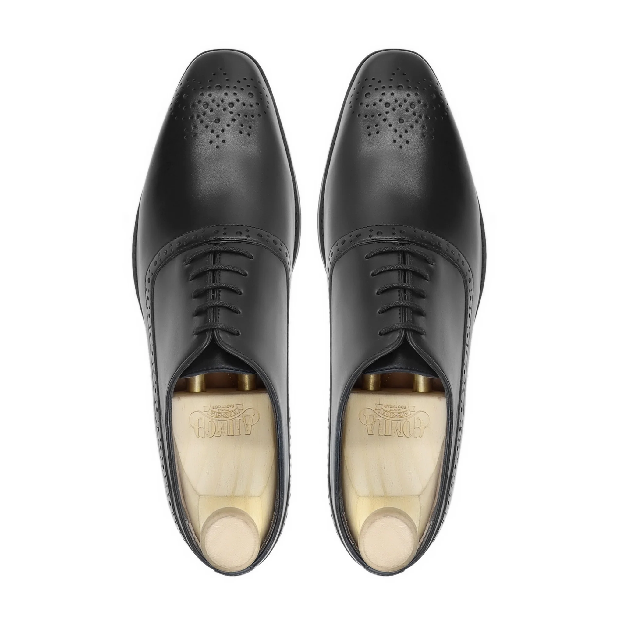 Yosem - Men's Black Calf Leather Oxford Shoe - Image 3